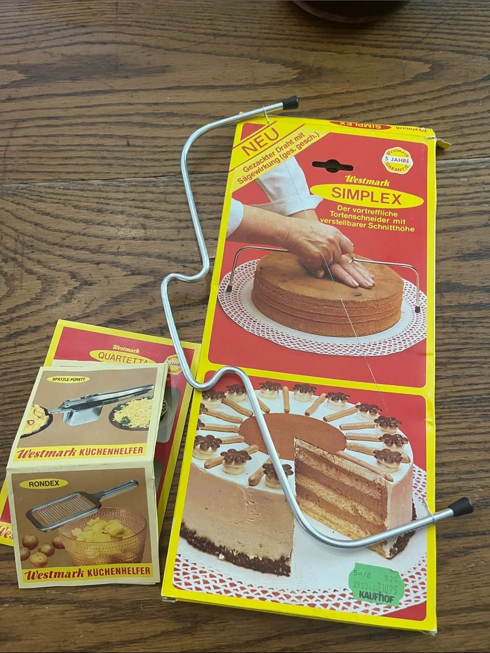Simplex Cake Leveler - Silver Adjustable Wire Slicer